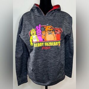 Five Nights at Freddy’s Fazbear’s Pizza official 2016 hoodie kangaroo pocket L